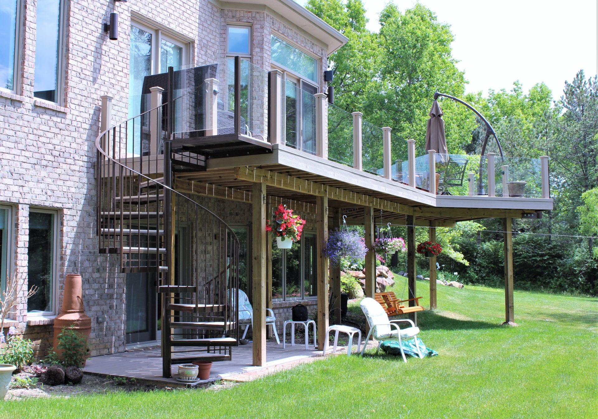 OUTDOOR SPIRAL STAIRCASES